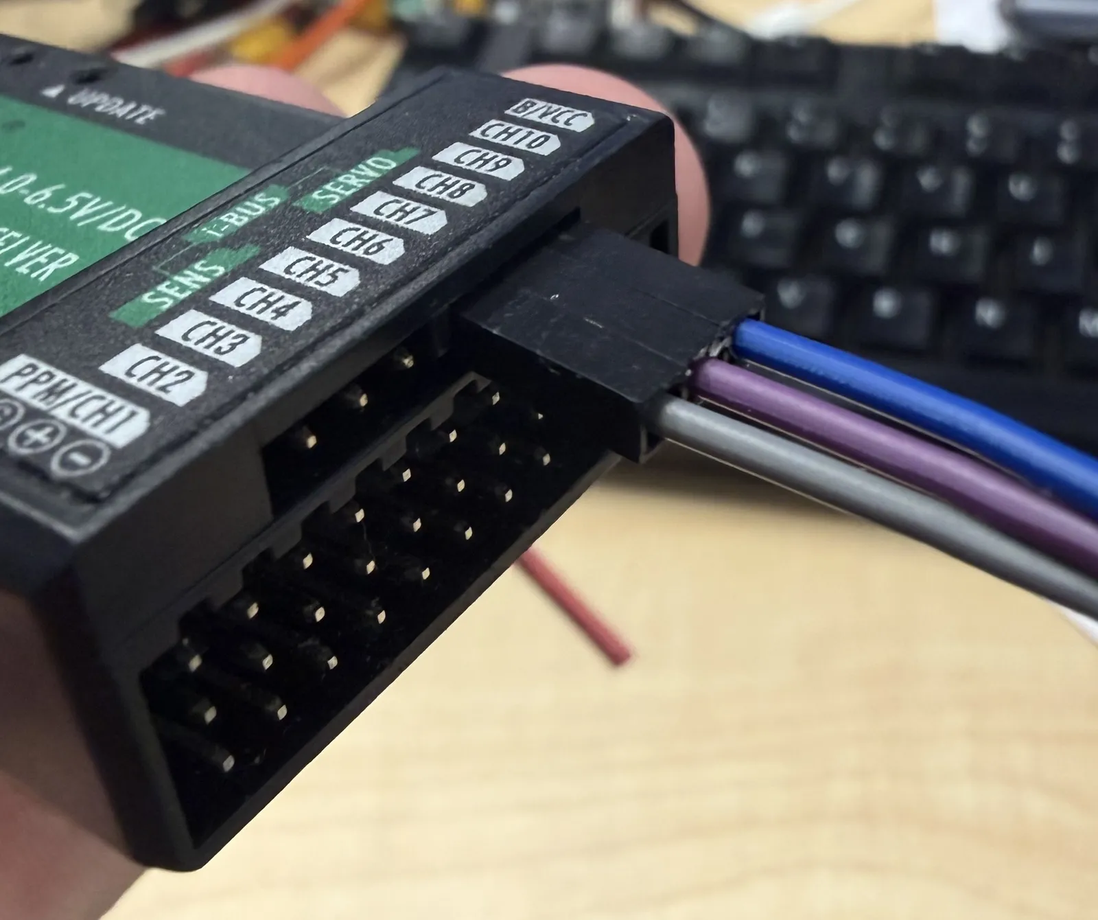 3pin 线连接接收器